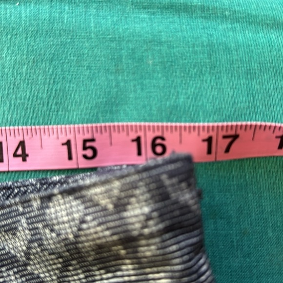 ANTHROPOLOGIE Cartonnier Charlie Trouser Women’s Side Zip Blue W/Gray Pattern 12 - Picture 8 of 9